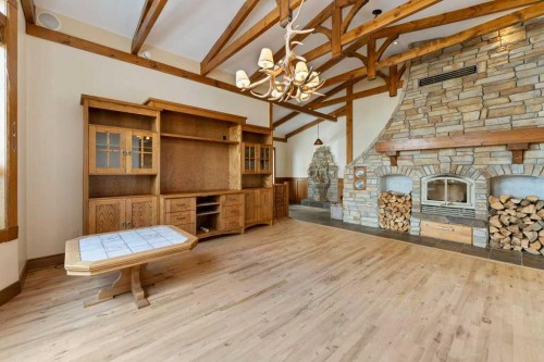 764 East Chestermere Drive, Chestermere, AB - Indoor With Fireplace