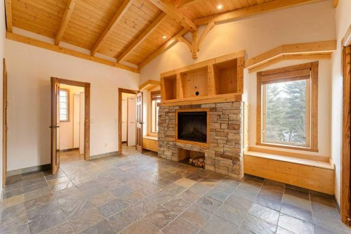 764 East Chestermere Drive, Chestermere, AB - Indoor With Fireplace