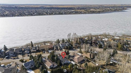 764 East Chestermere Drive, Chestermere, AB - Outdoor With Body Of Water With View