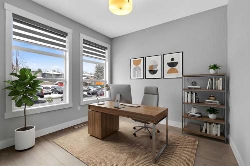 256 25 Avenue Ne, Calgary, AB - Indoor Photo Showing Office