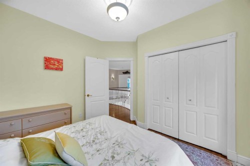 216 Evergreen Heath Sw, Calgary, AB - Indoor Photo Showing Bedroom