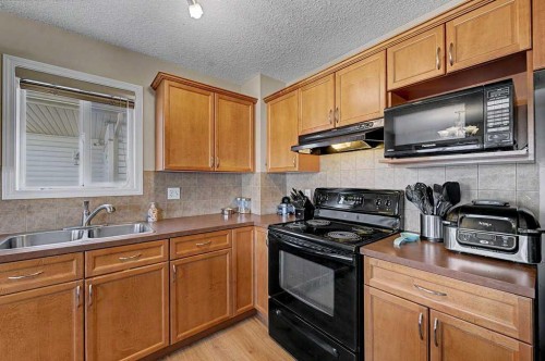 260 Covebrook Place Ne, Calgary, AB - Indoor Photo Showing Kitchen With Double Sink