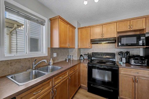 260 Covebrook Place Ne, Calgary, AB - Indoor Photo Showing Kitchen With Double Sink
