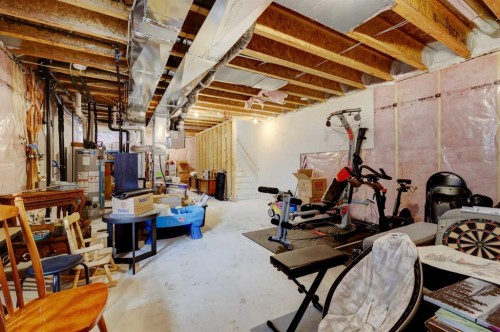 314 Midgrove Link Sw, Airdrie, AB - Indoor Photo Showing Basement