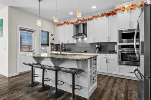 204 Walden Parade Se, Calgary, AB - Indoor Photo Showing Kitchen With Upgraded Kitchen