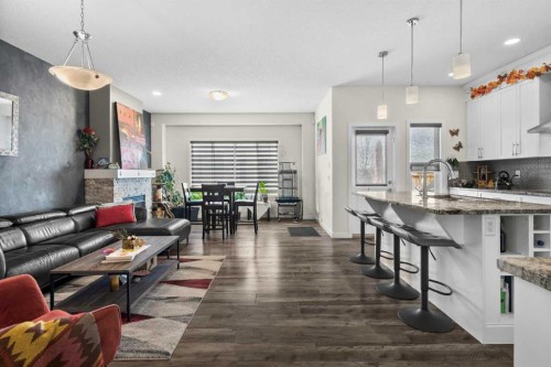 204 Walden Parade Se, Calgary, AB - Indoor With Fireplace