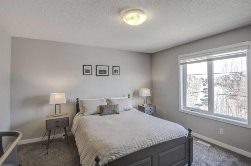 52 Masters Link Se, Calgary, AB - Indoor Photo Showing Bedroom