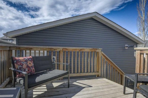 52 Masters Link Se, Calgary, AB - Outdoor With Deck Patio Veranda With Exterior