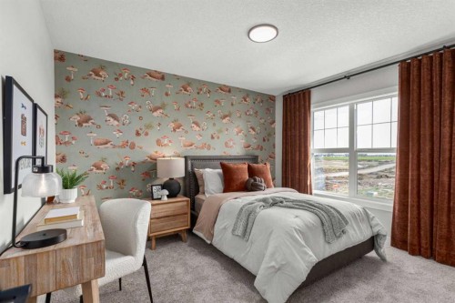 291 Rivercrest Way, Cochrane, AB - Indoor Photo Showing Bedroom