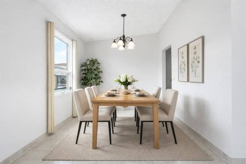 107 Nottingham Road, Calgary, AB - Indoor Photo Showing Dining Room