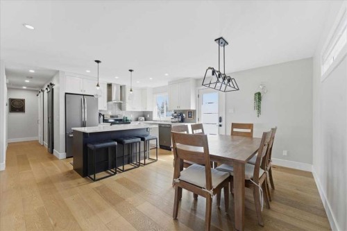 719 Allden Place Se, Calgary, AB - Indoor Photo Showing Dining Room
