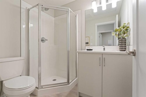 201-655 Shawnee Square Sw, Calgary, AB - Indoor Photo Showing Bathroom