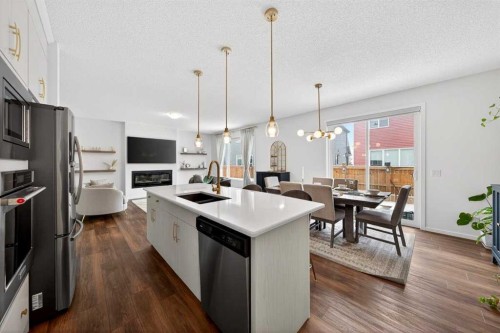 192 Cityspring Way Ne, Calgary, AB - Indoor Photo Showing Kitchen With Stainless Steel Kitchen With Double Sink With Upgraded Kitchen