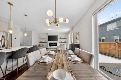 192 Cityspring Way Ne, Calgary, AB - Indoor Photo Showing Dining Room