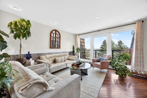 301-516 Cedar Crescent Sw, Calgary, AB - Indoor Photo Showing Living Room