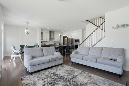 338 Red Sky Terrace Ne, Calgary, AB - Indoor Photo Showing Living Room