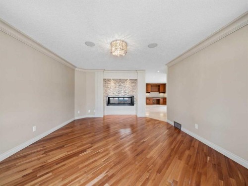 10703 Willowgreen Drive Se, Calgary, AB - Indoor With Fireplace