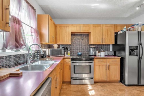 53 Shawfield Road Sw, Calgary, AB - Indoor Photo Showing Kitchen With Double Sink