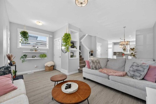 29 Skyview Parade Ne, Calgary, AB - Indoor Photo Showing Living Room