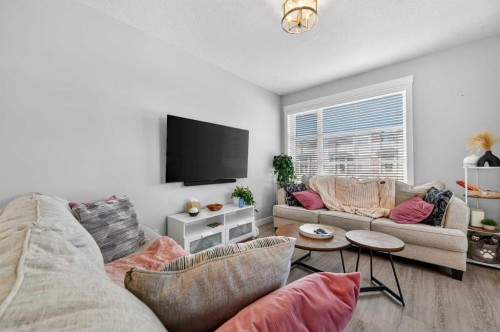 29 Skyview Parade Ne, Calgary, AB - Indoor Photo Showing Living Room