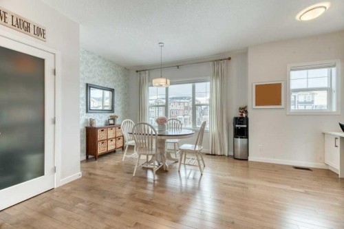 204 Sundown Road, Cochrane, AB - Indoor Photo Showing Dining Room