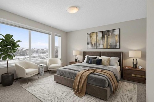 70 Panatella Circle Nw, Calgary, AB - Indoor Photo Showing Bedroom