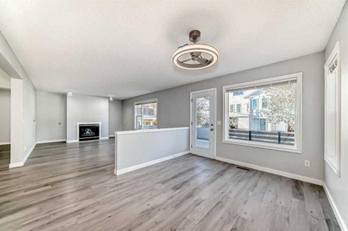 10134 Hidden Valley Drive Nw, Calgary, AB - Indoor With Fireplace
