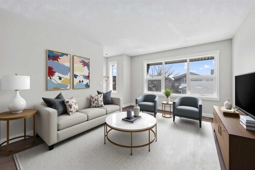 13015 Coventry Hills Way Ne, Calgary, AB - Indoor Photo Showing Living Room