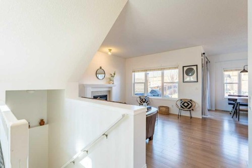 322 Rockyspring Circle Nw, Calgary, AB - Indoor With Fireplace