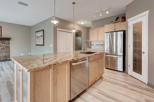 427 Copperfield Boulevard Se, Calgary, AB - Indoor Photo Showing Kitchen With Upgraded Kitchen