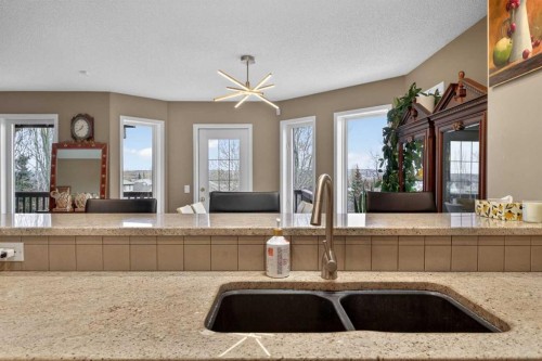111 Valley Ponds Crescent Nw, Calgary, AB - Indoor Photo Showing Kitchen With Double Sink
