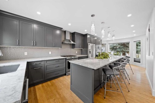 90 Riverview Circle Se, Calgary, AB - Indoor Photo Showing Kitchen With Upgraded Kitchen