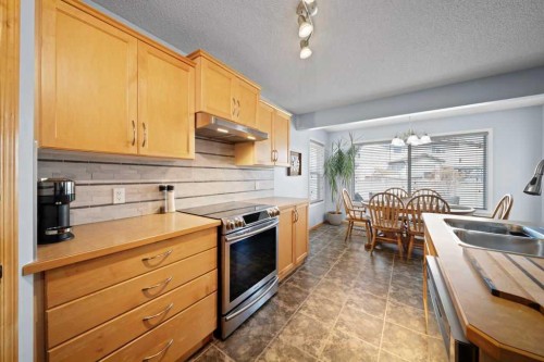 190 Brightonstone Bay Se, Calgary, AB - Indoor Photo Showing Kitchen With Double Sink