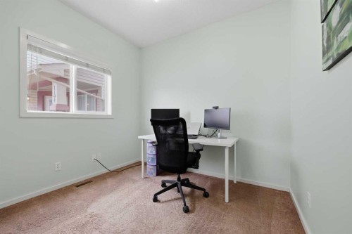 1198 Kingston Crescent Se, Airdrie, AB - Indoor Photo Showing Office
