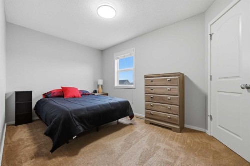 1198 Kingston Crescent Se, Airdrie, AB - Indoor Photo Showing Bedroom