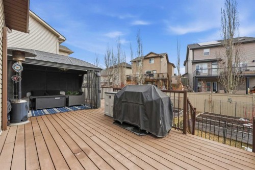 1198 Kingston Crescent Se, Airdrie, AB - Outdoor With Deck Patio Veranda With Exterior