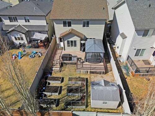 1198 Kingston Crescent Se, Airdrie, AB - Outdoor With Deck Patio Veranda