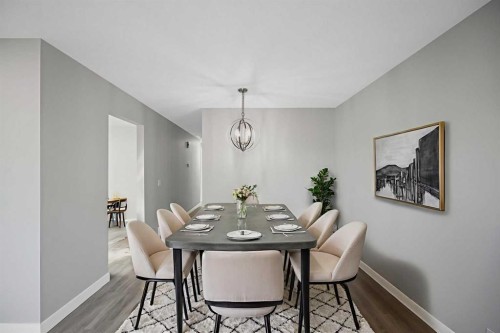 4351 38 Street Ne, Calgary, AB - Indoor Photo Showing Dining Room