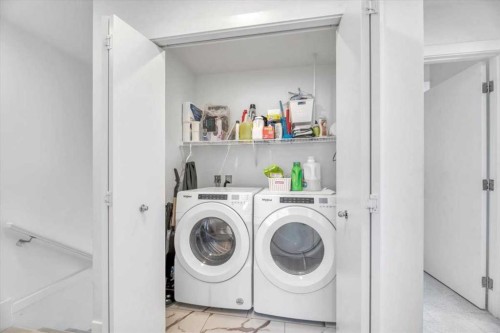 310-669 Savanna Boulevard Ne, Calgary, AB - Indoor Photo Showing Laundry Room