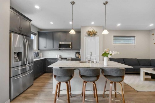 92 Legacy Glen Street Se, Calgary, AB - Indoor Photo Showing Kitchen With Upgraded Kitchen