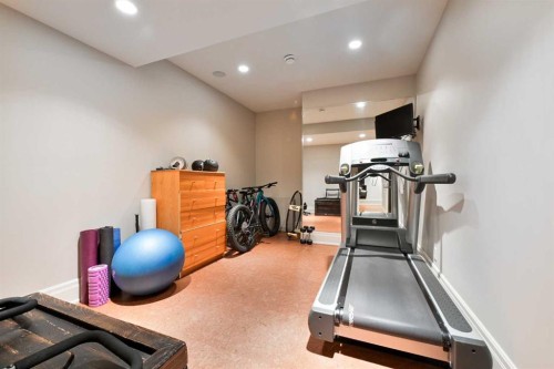 1903 48 Avenue Sw, Calgary, AB - Indoor Photo Showing Gym Room