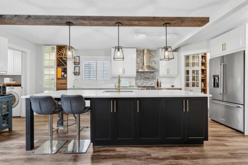 60 Inverness Drive Se, Calgary, AB - Indoor Photo Showing Kitchen With Upgraded Kitchen