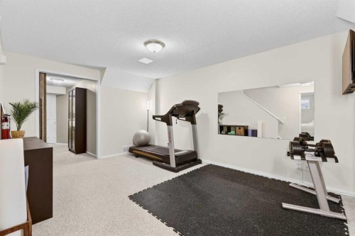60 Inverness Drive Se, Calgary, AB - Indoor Photo Showing Gym Room