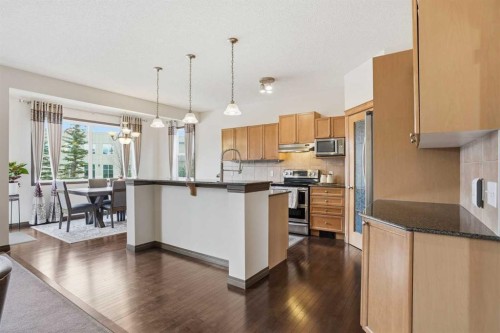 6 Springborough Green Sw, Calgary, AB - Indoor Photo Showing Kitchen With Stainless Steel Kitchen With Upgraded Kitchen