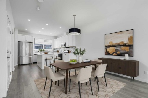 111 Marmot Way Nw, Calgary, AB - Indoor Photo Showing Dining Room