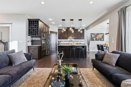 66 Skyview Ranch Crescent Ne, Calgary, AB - Indoor Photo Showing Living Room