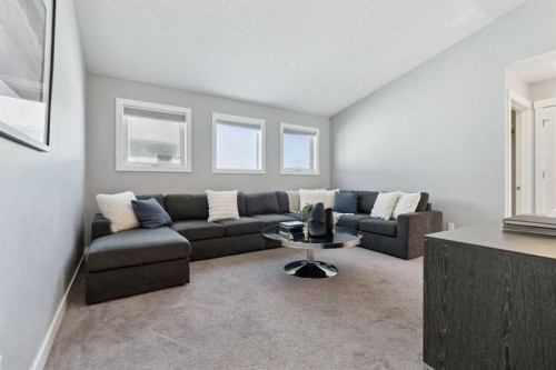 66 Skyview Ranch Crescent Ne, Calgary, AB - Indoor Photo Showing Living Room