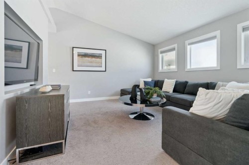 66 Skyview Ranch Crescent Ne, Calgary, AB - Indoor Photo Showing Living Room