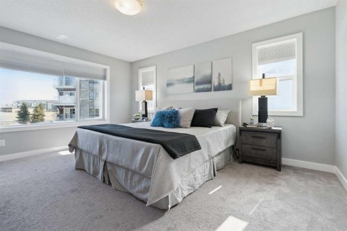 66 Skyview Ranch Crescent Ne, Calgary, AB - Indoor Photo Showing Bedroom