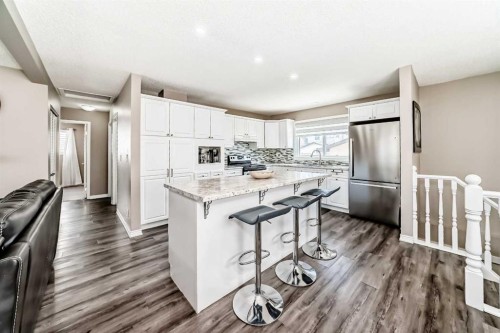 132 Whiteview Close Ne, Calgary, AB - Indoor Photo Showing Kitchen With Stainless Steel Kitchen With Upgraded Kitchen